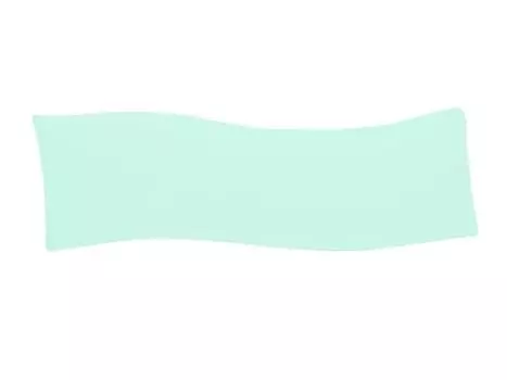 Чехол Billerbeck Sinus боковая подушка для сна 30х130 см: цвет - мятный DUKAL