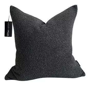 Чехол-букле, 24 x 24 дюйма Modish Decor Pillows, цвет Gray