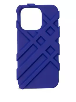 Чехол Burberry для iPhone 16 Pro, синий