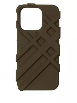 Чехол Burberry для iPhone 16 Pro, зеленый