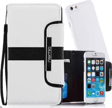 Чехол для Apple iPad 4 Numia Bookstyle 2в1 бело-черный