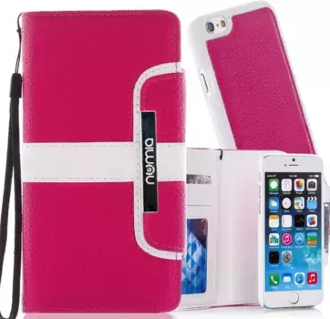 Чехол для Apple iPad mini Numia Bookstyle 2в1 розово-белый