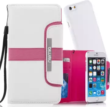 Чехол для Apple iPad mini Numia Bookstyle 2в1 бело-розовый