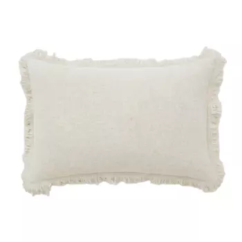 Чехол для декоративной подушки H&M Home Linen-blend, светло-бежевый