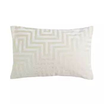 Чехол для декоративной подушки H&amp;M Home Velvet, светло-бежевый/белый
