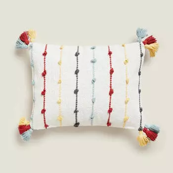 Чехол для декоративной подушки Zara Home Multicoloured, мультиколор