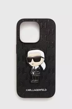 Чехол для iPhone 14 Pro 6,1" Karl Lagerfeld, черный