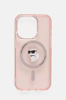 Чехол для iPhone 14 Pro 6.1 Karl Lagerfeld, розовый