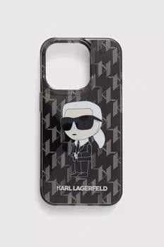 Чехол для iPhone 15 Pro 6,1" Karl Lagerfeld, черный