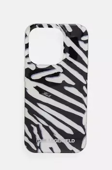Чехол для iPhone 15 Pro 6.1 Karl Lagerfeld, черный