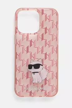 Чехол для iPhone 15 Pro Max 6,7 Karl Lagerfeld, розовый