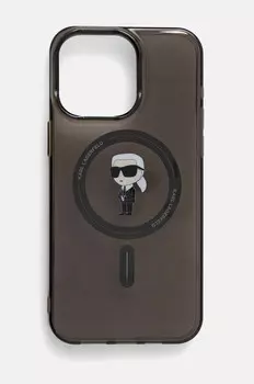 Чехол для iPhone 15 Pro Max 6,7 Karl Lagerfeld, черный
