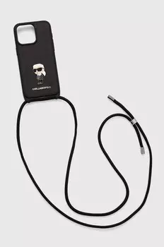 Чехол для iPhone 15 Pro Max 6,7 Karl Lagerfeld, черный
