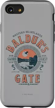 Чехол для iPhone SE (2nd Gen), iPhone 8, iPhone 7 Dungeons & Dragons Adventure Baldur's Gate