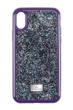 Чехол для iPhone XS Max 5478875 Swarovski, фиолетовый