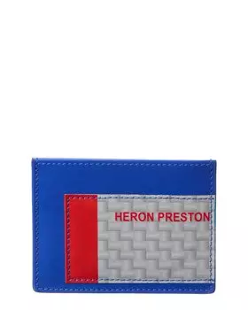Чехол для карт Heron Preston HP Tape из кожи, синий