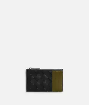 Чехол для карт Intrecciato на молнии Bottega Veneta