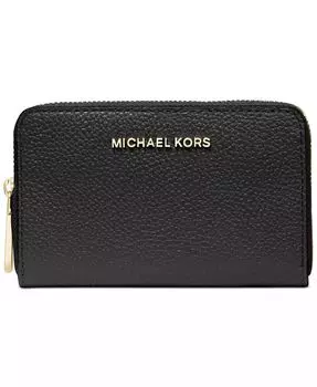 Чехол для карт Jet Set Small с застежкой-молнией Michael Kors, черный