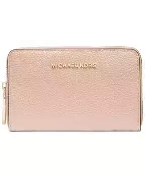Чехол для карт Jet Set Small с застежкой-молнией Michael Kors, розовый
