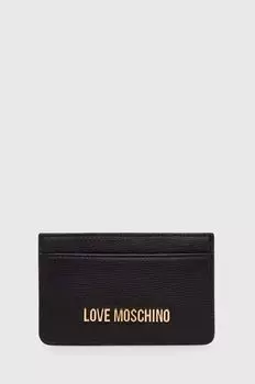 Чехол для карт Love Moschino, черный