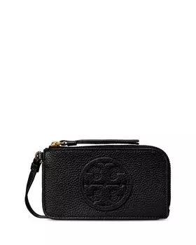 Чехол для карт Miller с молнией сверху Tory Burch, цвет Black