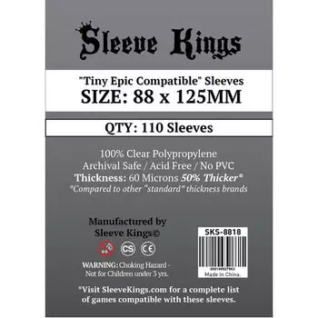 Чехол для карточек 110 X Tiny Epic Compatible Sleeves (88Mm X 125Mm)