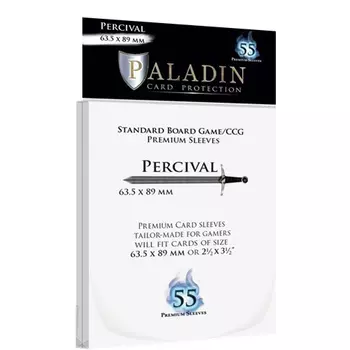 Чехол для карточек 55 X Paladin Card Sleeves: Percival (63.5Mm X 89Mm)