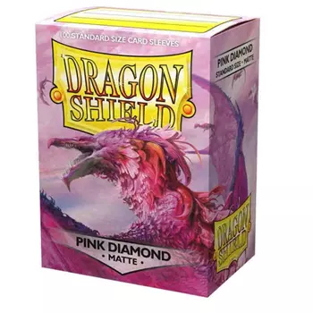 Чехол для карточек Dragon Shield Matte Sleeves – Pink Diamond (100)