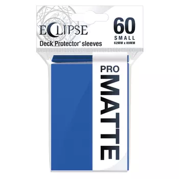 Чехол для карточек Eclipse Matte Small Sleeves: Pacific Blue (60)