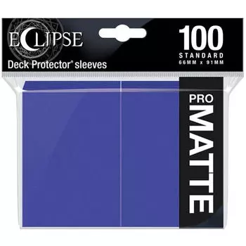 Чехол для карточек Eclipse Matte Standard Sleeves: Royal Purple (100) Ultra Pro