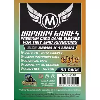 Чехол для карточек Mayday Premium 50X Clear Card Sleeves 88 X 125Mm Mayday Games