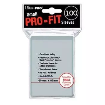 Чехол для карточек Pro-Fit Small Sized , Card Sleeve Ultra Pro