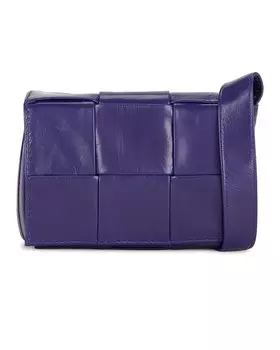 Чехол для карточек с ремешком Bottega Veneta, цвет Unicorn & Silver
