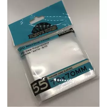 Чехол для карточек Sleeve Kings 55 X Premium Square Card Sleeves (70 X 70Mm)