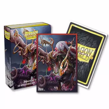 Чехол для карточек Unit Dragon Shield Japanese Size Brushed Art – Christmas 2022 (60 Ct.)