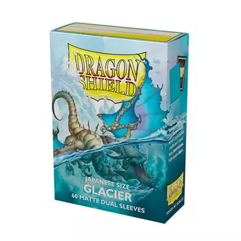 Чехол для карточек Unit Dragon Shield Japanese Size Dual Matte – Glacier (60 Ct.) Dragon Shield