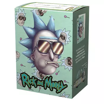 Чехол для карточек Unit Rick And Morty Standard Size Sleeves – Cool Rick (100 Ct.)
