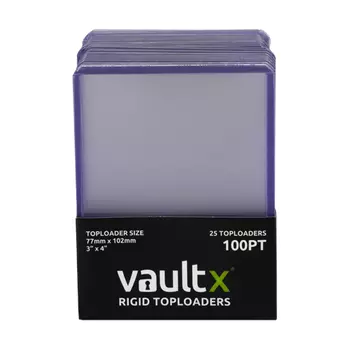 Чехол для карточек Vault X – Rigid Toploaders 100Pt (25 Pack)