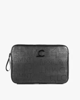 Чехол для компьютера с логотипом и застежкой-молнией Lola Casademunt, черный