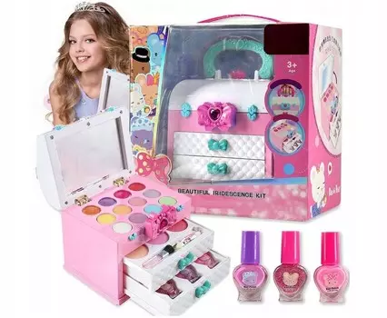 Чехол для косметики для ногтей Набор косметики для макияжа в футляре Inna marka