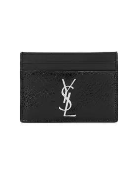 Чехол для кредитных карт Cassandra Saint Laurent, цвет Noir
