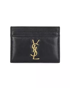 Чехол для кредитных карт Cassandra Saint Laurent, цвет Noir