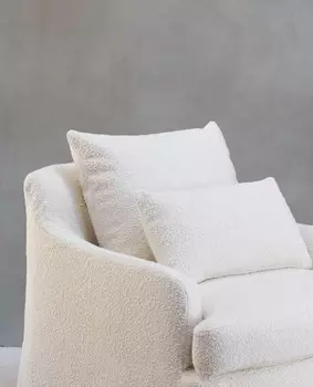 Чехол для кресла Zara Home by Vincent Van Duysen 01 Boucl, белый