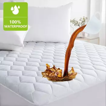 Чехол для наматрасника JPHome Queen Size, белый