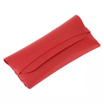 Чехол для очков с тонким горизонтальным ремешком, простой портативный чехол для хранения очков Unique Bargains, красный