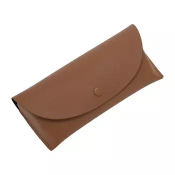 Чехол для очков с узором личи, портативный футляр для солнцезащитных очков 6,89 x 2,95 x 1,57 дюйма Unique Bargains, коричневый