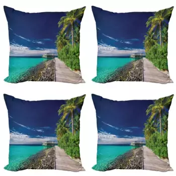 Чехол для подушки Abakuhaus, бирюзовый