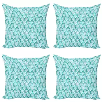 Чехол для подушки Abakuhaus, бирюзовый