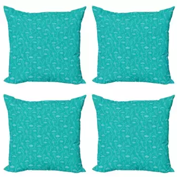 Чехол для подушки Abakuhaus, бирюзовый
