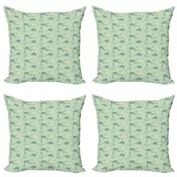 Чехол для подушки Abakuhaus, бирюзовый